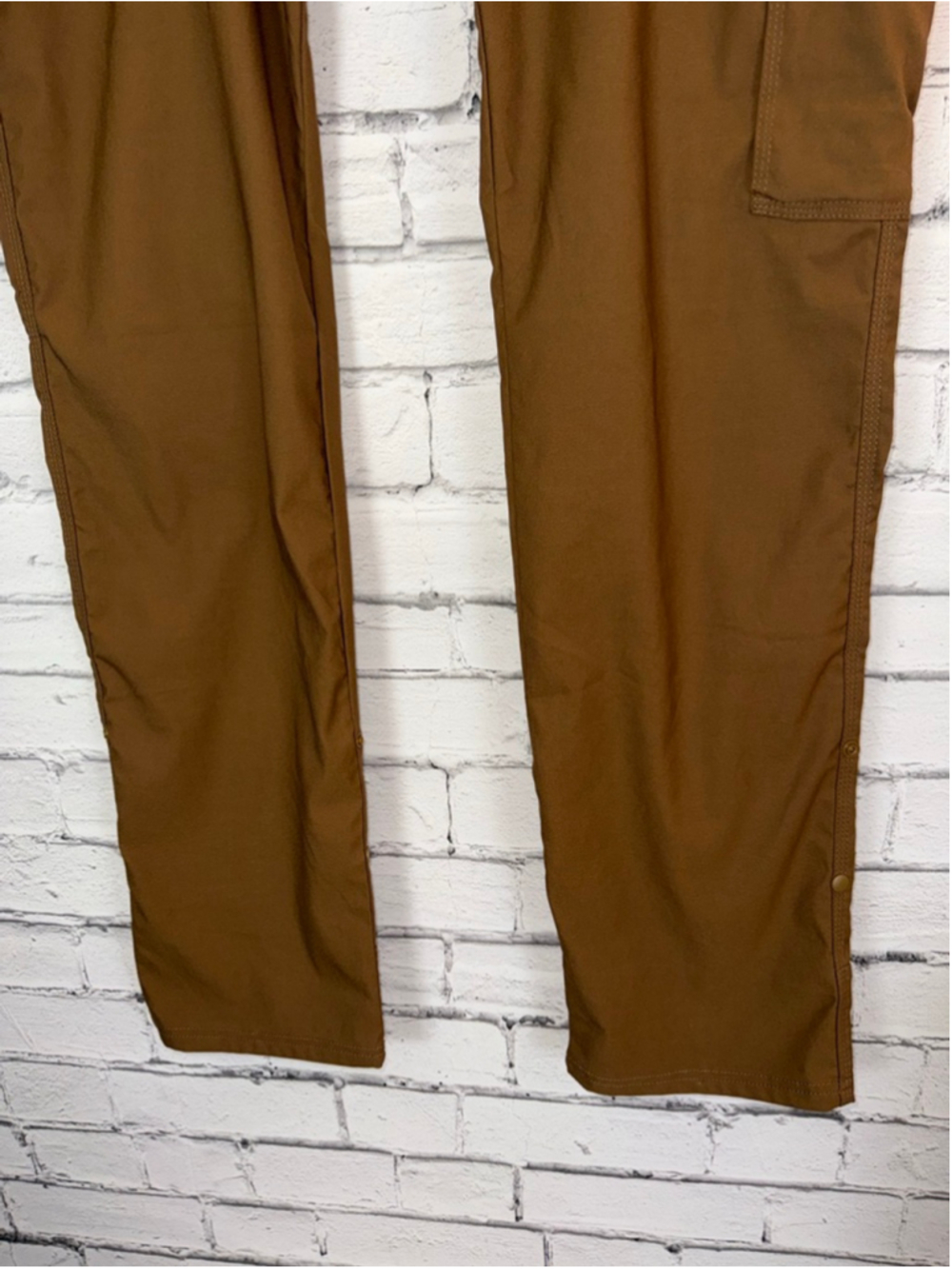 Men's Prana Pants size 40x34 Brown Stretch Zion Slim Cargo Pants Hiking Pants - Picture 4 of 16